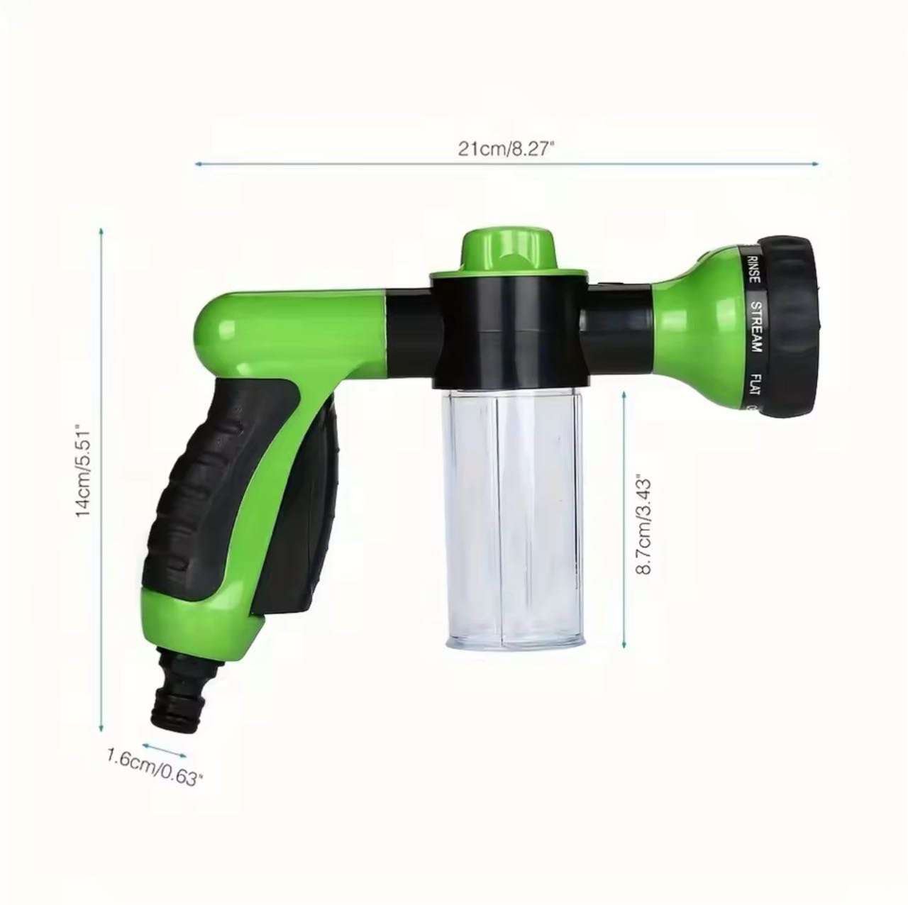 8 Functions Foam Water Gun For Pet